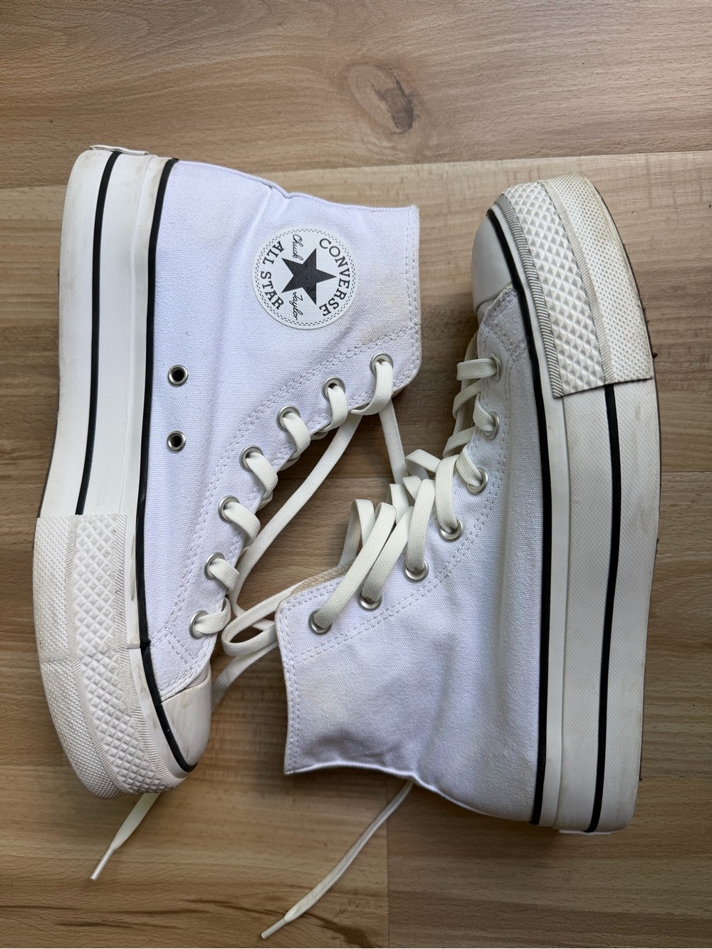 Converse High Top Sneakers - Off-White